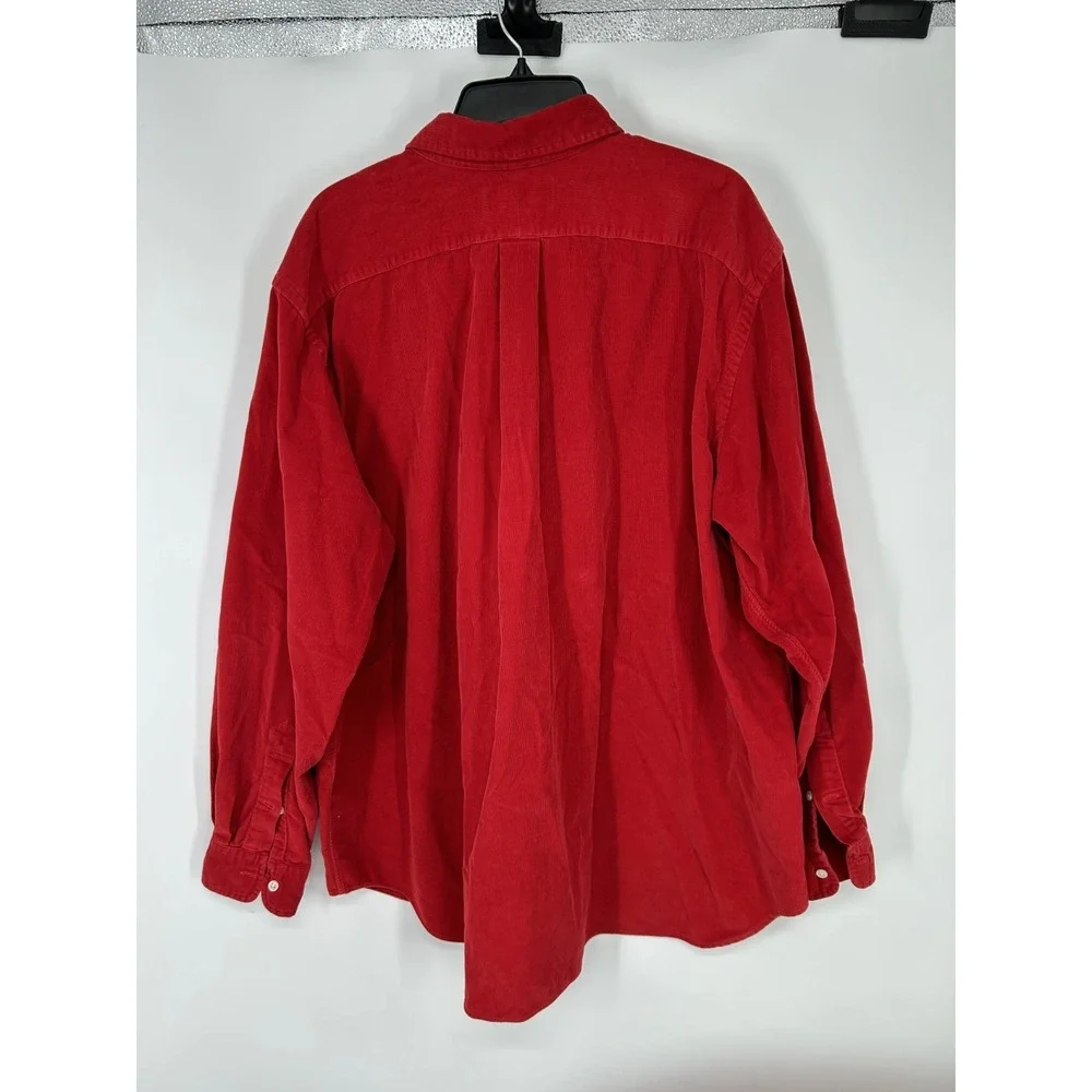 Polo Ralph Lauren Shirt 2XB 2XL Big Classic Fit Corduroy Long Sleeve Button Down - Picture 2 of 6